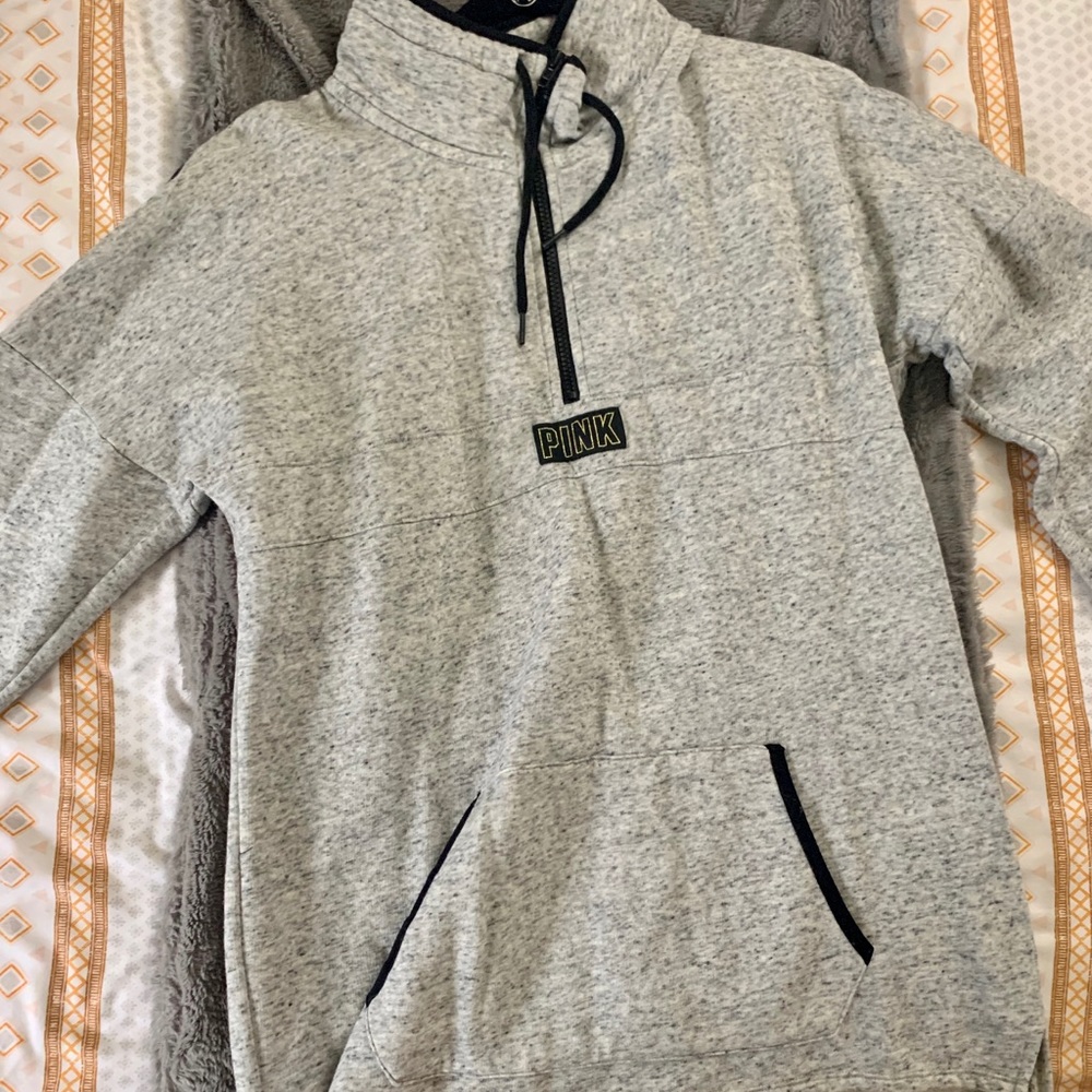 PINK VICTORIA’S SECRET FLEECE TUNIC PULLOVER